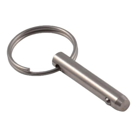 Heritage Industrial Detent Pin, 1/4" x 1", SS 300, Plain DTPS-0250-1000